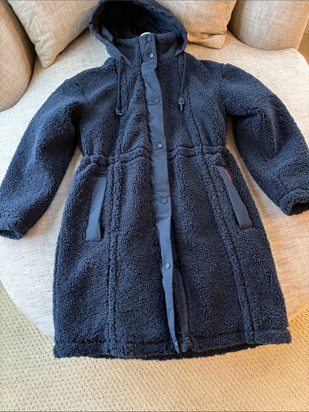 Hunter IRIS Sherpa longline mixed Media active Coat
